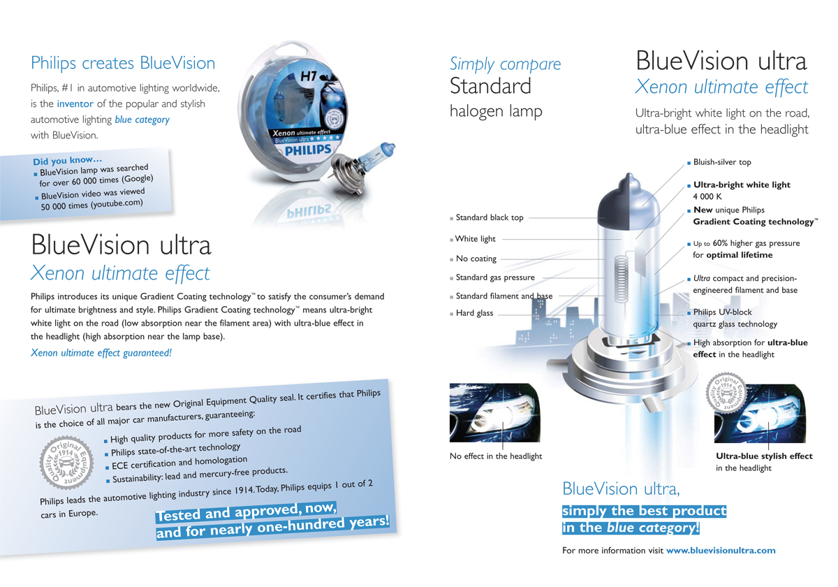Philips automotive - BlueVision ultra product brochure - inside